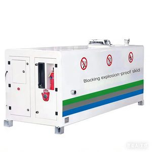 Stazione <span class=keywords><strong>di</strong></span> Rifornimento Carburante Compatta su Skid, Alimentata a Energia Solare, con Serbatoio Verticale per Stoccaggio Petrolio - Product Image 1