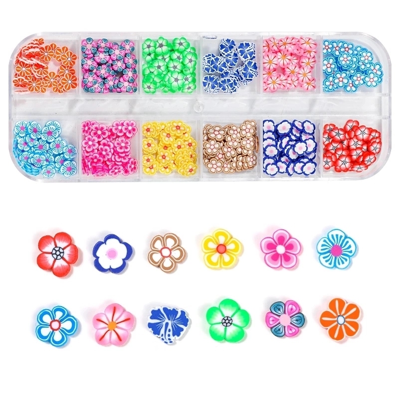 1000 Stück Nagelglitzer & Frucht-Deko – Bunte 3D-Obstscheiben Für Nageldesign, Lipgloss & DIY
