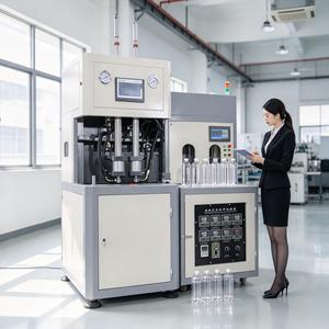 Machine de soufflage semi-automatique pour bouteilles PET certifiée ISO pour petites usines - Product Image 4