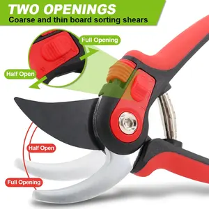 Ánh nắng mặt trời 8.5 ''vườn Công cụ Cắt New Tree Cutter hai kích thước của nhãn hiệu tay pruner Kéo cắt tỉa với Mài