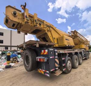   Grúa sobre orugas usada QY130K7C-I de 130 toneladas, móvil, en condiciones de trabajo fiables, con motor, bomba y PLC, lista para Emiratos. - Product Image 4