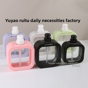 Bouteilles carrées à pompe grande capacité pour shampoing, <span class=keywords><strong>savon</strong></span> <span class=keywords><strong>liquide</strong></span>, <span class=keywords><strong>savon</strong></span> pour le corps, détergent, lessive <span class=keywords><strong>liquide</strong></span>, lotion - Product Image 2