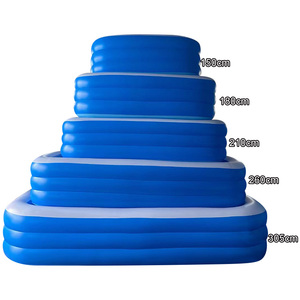 Eco Friendly PVC <strong>Inflatable</strong> Swimming <strong>Pool</strong> Outdoor <strong>Rectangular</strong> Family <strong>Pool</strong> For Kids And Adults - Product Image 2
