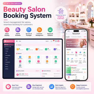 Software di Gestione per Saloni di Bellezza, Sistema di Prenotazione Multi-Store, Funzione di Supporto per la Gestione dei Membri Personalizzabile - Product Image 3