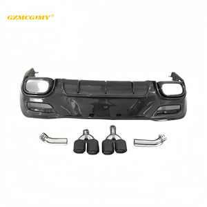 2020 + vente chaude pare-chocs arrière de voiture en Fiber de carbone pour <span class=keywords><strong>Mercedes</strong></span> Benz GLE63 GLE350 coupé modifié LD Style pare-chocs arrière à lèvre - Product Image 1