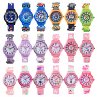 Montre-bracelet étanche personnalisée pour garçons pour enfants Sport Quartz Cadran analogique Boucle Fermoir à la mode Carton Design