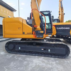 รถขุดตีนตะขาบ LiuGong 913F สีเหลือง เครื่องจักรก่อสร้างระบบไฮดรอลิกสำหรับงานหนัก - Product Image 1