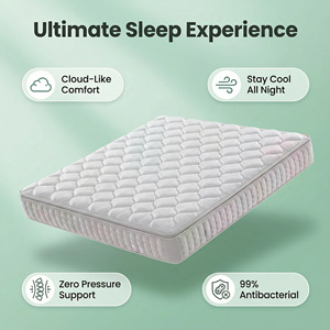 Materasso di Qualità Alberghiera - Schiuma Memory Gel <span class=keywords><strong>e</strong></span> Molle Insacchettate Indipendenti |   Imbottitura Insonorizzante <span class=keywords><strong>e</strong></span> Anti-acaro per un Sonno Confortevole degli Ospiti - Product Image 2
