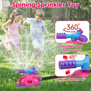 Jouet d'été très populaire : Arroseur rotatif tournesol 4-en-1 pour jeux aquatiques d'extérieur pour enfants - Product Image 5