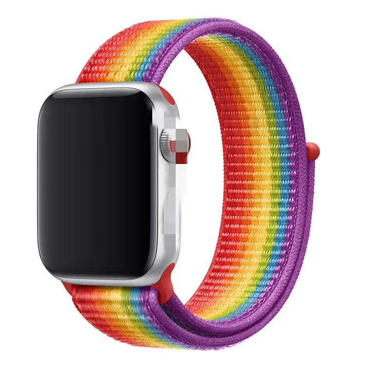 Free shipping Nylon Wristbands For Apple Watch Band 38/40mm 42/44mm,Woven Nylon Sport Loop Replacement strap For iWatch band