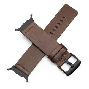 Bracelet en cuir souple à libération rapide, bracelet de luxe pour Samsung Galaxy Ultra 47 mm, adaptateur coloré, connecteur, bracelet de montre - Product Image 1