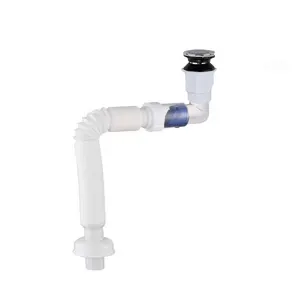 水槽排水管可调P阱可调s管水槽除臭管道配件水槽过滤器下水道排水管