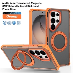 Funda Magnética Anticaídas para Teléfono <span class=keywords><strong>Samsung</strong></span> <span class=keywords><strong>Note</strong></span> <span class=keywords><strong>20</strong></span> <span class=keywords><strong>Ultra</strong></span>, Diseño de Armadura de Alta Calidad, Suave al Tacto, con Soporte Giratorio de 360 Grados - Product Image 1