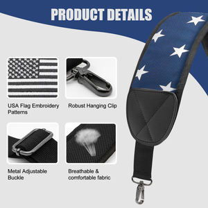 Hot Selling Blue Star Adjustable Golf <b>Bag</b> <b>Strap</b> Waterproof Single Padded Shoulder <b>Strap</b> Golf <b>Bag</b> Shoulder <b>Strap</b> <b>Replacement</b> - Product Image 3