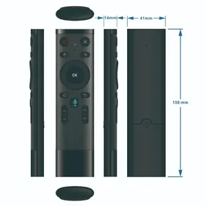 New phổ Q5 đa chức năng DVB Android TV Box Google đầu vào bằng giọng nói tìm kiếm điều khiển từ xa không khí Chuột sử dụng cho Android thông minh TV