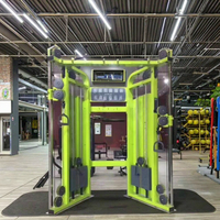 Système de poulie réglable double Équipement de gymnastique à domicile Entraîneur fonctionnel Câble d'acier pour entraînement de musculation Métal