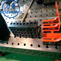 Table modulaire D28 en fonte 3000*1500 mm, plateforme de soudage 3D, système d'outillage robuste pour le soudage de grandes pièces