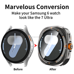 Nhà Máy Bán Hàng Trực Tiếp Đồng Hồ 6 Có Thể được Nâng Cấp Để Samsung Smartwatch 7 Siêu 47Mm PC + HD Tempered Glass Xem Đệm Trường Hợp - Product Image 2