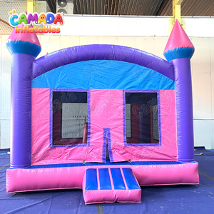 Château de saut de rebond <span class=keywords><strong>gonflable</strong></span> de videur de PVC de princesse de glace 13x13 maison de rebond commerciale intérieure et extérieure - Product Image 4