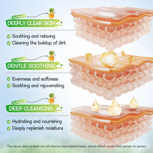 Bombas de Baño con Aroma a Piña SADOER, Exfoliante de Limpieza Profunda, Cuidado Corporal, Suaviza la Piel Seca, Aroma Rico, Producto Relajante para el Baño - Product Image 4