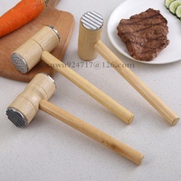 Marteau à viande de haute qualité bricolage outils de cuisine suspendus marteau à bois attendrisseur de viande de boeuf marteau à pilon