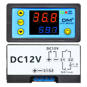 Controlador de temperatura del termostato digital LCD con pantalla <span class=keywords><strong>dual</strong></span> W3231 DC12V 24V 110-220V R/ W3230 - Product Image 4