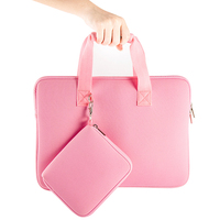 Prix d'usine en gros, logo personnalisé, housse d'ordinateur portable durable, portable, imperméable, 13'', 14'', 15.6'', sac d'ordinateur portable en néoprène pour femmes