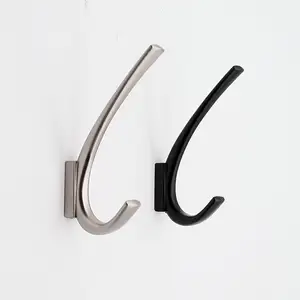 De moda muebles de estilo moderno vestir largo único ganchos de montaje en pared Hardware percha soporte para puerta