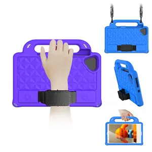 Universal tablet 8.0 kids safety case for Lenovo tab M8 8505F 8705F EVA diamond foam grip case with strap