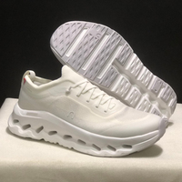 Chaussures de course décontractées unisexes rétro en maille respirante à lacets, style marche, rehaussantes