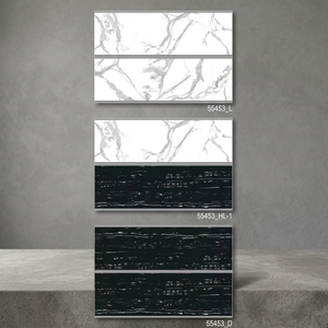 Carreaux muraux en céramique mosaïque de pierre or jaune de luxe 300x450mm, finition brillante, étanches, pour villa, salle de bain, extérieur, hall, centre commercial - Product Image 5