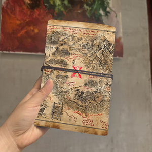 A6 blocco note adatto per gli <span class=keywords><strong>itinerari</strong></span> dei clienti degli agenti di viaggio dell'ufficio dettagli del volo <span class=keywords><strong>e</strong></span> prenotazioni di Hotel con <span class=keywords><strong>mappa</strong></span> del tesoro - Product Image 3