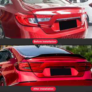 Aileron de coffre arrière style R pour Honda Accord 10ème génération 2018 2019 2020 2021, extension d'aileron de coffre arrière - Product Image 6