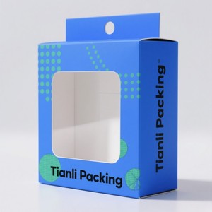 Hot Sale Ivory Board USB Cable Paper Box Biodegradable Free Design Mp3/Mp4 Paper Box Flexography Electronics Charger Paper Box - Product Image 2