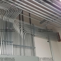 Conduite galvanisée à chaud BS4568 Classe 4, adaptée aux installations en surface et encastrées