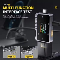 FNIRSI FNAC-28 Voltmètre Numérique Ampère Tension Courant Testeur 6.5A Type-C USB Testeur Power Bank Chargeur Capacité Équipement