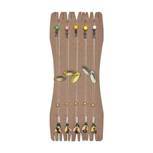 طُعم صيد جديد على شكل بذور البطيخ مع ترتر وعناكب وذباب مربوط، مجموعة طُعم لصيد الأسماك بالذباب - Product Image 1