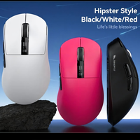 Mouse Nirkabel M6 Tiga Mode 2.4G PAW3311 RGB Gaming Mouse Dengan Dock Pengisian Daya Magnetik