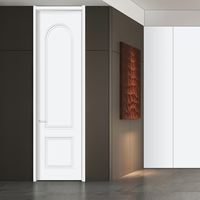 Porte en bois massif pour maison, modèles modernes en mélamine pour l'intérieur de chambre, nouvelles conceptions, faible quantité minimale de commande