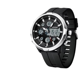 Reloj Digital Deportivo para Hombre, Diseño Casual, Esfera Grande de 53 mm, Silicona, Resistente al Agua 5 ATM, Pantalla Dual, para Correr y Actividades al Aire Libre - Product Image 5