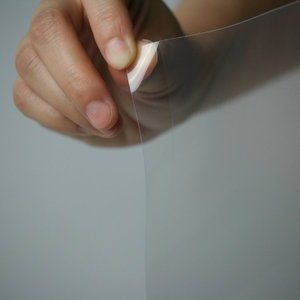Cubierta de PVC Industrial Mingyang para Encuadernación, A4 210x297mm, Transparente, Amarilla, Rígida, para Libros - Product Image 2