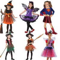 Kostum Cosplay Halloween Saudara Perempuan Lucu, Kostum Anime Dansa Mewah untuk Hari Penyihir