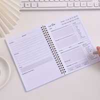 Spiral harian suasana hati Log A5 Planner untuk penyembuhan emosional perhatian diri cinta kecemasan & depresi bantuan Hardcover kertas penutup