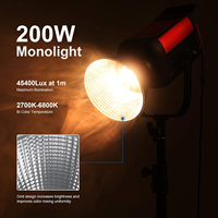GVM SD200B Pro Lumière LED pour la photographie, kit d'éclairage pour la photographie, équipement d'éclairage, accessoires pour studio photo