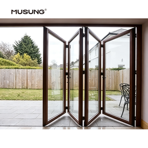 Puertas Plegables de Aluminio para Exteriores, Diseño Moderno para Balcón - Product Image 1
