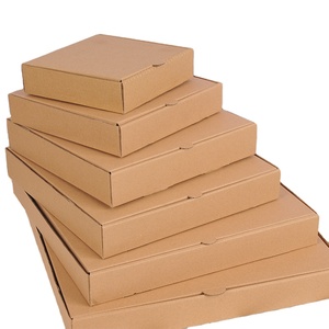 Wholesale White Corrugated Cardboard 35 cm 12 inch Pizza Boxes Wholesale Pizza Box Supplier Custom Pizza Paper Boxes