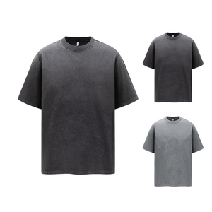 <span class=keywords><strong>Vintage</strong></span> Tarzı Yıpranmış Kenarlı Pamuklu Erkek Tişörtleri, Özel Logo Baskılı Yazlık Regular Fit Pamuklu Yuvarlak Yaka Tişörtler - Product Image 1