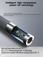 Endoscope vidéo industriel articulé Wi-Fi avec caméra unique de 6,5 mm et rotation bidirectionnelle