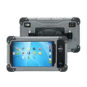 HUGEROCK R70 Wholesale 7 inch Android 1000 Nit 10000mAh NFC 1D 2D Code Barcode Scanner Industrial Waterproof Rugged Tablet PC