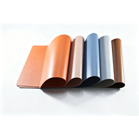 Ensemble de sets de table en cuir PU de luxe, imperméables et résistants à la chaleur, sets de table ronds de style nordique, sous-verres pour la maison et les restaurants